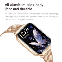 Boîtier de montre intelligente en alliage d'aluminium CD03, personnalisé, étanche en profondeur, moniteur de fréquence cardiaque, oxymètre de sang, suivi du sommeil, appels Bluetooth, boussole, calendrier
