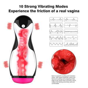 Copa Masturbadora Automática Interactiva con Simulación <span class=keywords><strong>de</strong></span> <span class=keywords><strong>Voz</strong></span> Inteligente, Copa Masturbadora Vaginal con Calefacción, Juguetes Sexuales para Hombres - Product Image 4