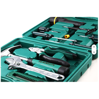 Ensemble d'outils multifonctionnels CR-V de 13 pièces avec étui rigide, comprend une lampe de poche, des pinces, un ruban adhésif, une clé et plus encore - Marque HANBON - Garantie 1 an
