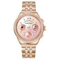 Reloj Inteligente de Lujo GEN 9 con Diamantes para Mujer, con Función de Llamadas, Monitor de Actividad Física, Seguimiento de Salud, Reloj Inteligente para Dama