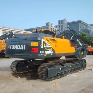 Excavatrice sur pneus Hyundai HX300HD d'occasion, bon état, prix bas, couleur jaune, forte puissance de creusement, moteur et pompe inclus, garantie 1 an - Product Image 2