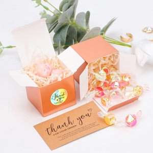 <b>Wholesale</b> Cheap Custom Foldable Cardboard <b>Boxes</b> Matt Lamination 5x5x5cm 10x10x10cm for Candy Gift Packaging <b>Small</b> Business - Product Image 5