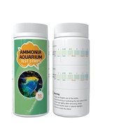 Bandelettes de test d'eau d'aquarium faciles à utiliser : détectent l'ammoniac, le pH, les nitrates, les nitrites – Accessoires de test pour aquariums d'eau douce et salée, bassins et étangs