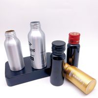 30ml 50ml 65ml Emballages métalliques de petites bouteilles en aluminium vides en aluminium pour jus liquide enzymatique et médical par voie orale boisson santé