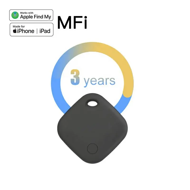 RSH Smart Tag IP67 tahan air baterai tahan lama MFi iTag Key Finder Locator dompet bagasi Mini GPS Tracker untuk Apple Find My