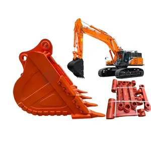 Accesorio para excavadora de maquinaria de construcción EX300, Cubo de roca resistente reforzado, 1 unidad