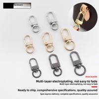 Boucles de quincaillerie, accessoires de bagages, chaînes porte-clés, crochets métalliques, fermoirs, boucles de porte 4 points petites/moyennes, gamme complète