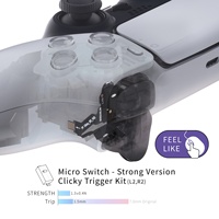 Pièces de rechange pour joystick EXtremeRate, kits de déclenchement rapide pour manette PS5 BDM-010/020, boutons d'épaule et boutons frontaux