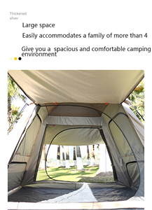 Di động cắm trại Lều nhanh chóng pop-up ngoài trời cắm trại Lều mới không thấm nước nhà ngoài trời Lều tiền sảnh - Product Image 4