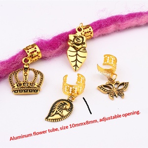 ที่คาดผมแบบถักเปีย 1 ถุง พร้อมจี้รูปดาวห้าแฉกเล็กๆ วัสดุโลหะผสม สไตล์แอฟริกันหวานๆ สำหรับตกแต่งผม - Product Image 3