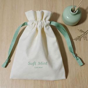 Bolsa Ecológica de Alta Calidad con Cordón, 100% Algodón Orgánico, Bolsa Protectora Contra el Polvo con Cintas de Seda - Product Image 2