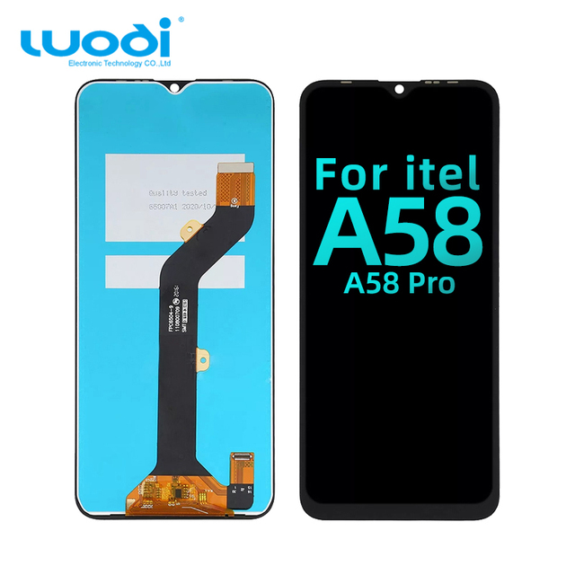 Luodi Pantallas Originales for Itel A58 Mobile Phone Lcd Screen for Itel A58 A661W Digit Display Screen