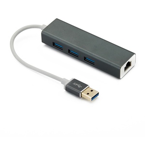 4 in 1 USB 3.0 - 1000M RJ45 LAN イーサネットハブ (Matebook ノートブック ラップトップ コンピュータ用) - Product Image 5
