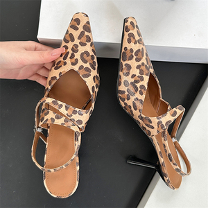 Factory New Summer Bridal Shoes Satin <b>Pointed</b> Stiletto High Heels Mary Jane Shoes Elegant French Soft Ladies Sandals - Product Image 3