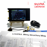 BSSY) Analyseur de réseau TinyVNA LiteVNA 64 4 pouces d'origine Hugen 50 kHz ~ 6,3 GHz, HF VHF UHF Antenne