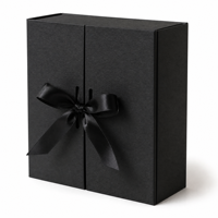 Boîte cadeau personnalisée de luxe, pliable, magnétique, étanche, avec gaufrage, estampage à chaud, en carton recyclé, écologique, finition mate