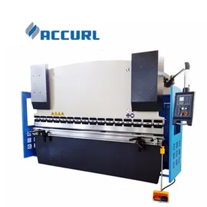 Metallo in acciaio e lamiera di acciaio piatto idraulico cnc pressbrakes in lamiera piegatura bender macchina