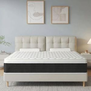Colchón de Alta Resistencia, Híbrido de Espuma y Resortes, Compresión al Vacío, Soporte para Dormitorio y Hotel, 3308D - Product Image 4