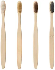 Zahnburste diş fırçaları kömür bambu kıllar Bambus diş fırçası