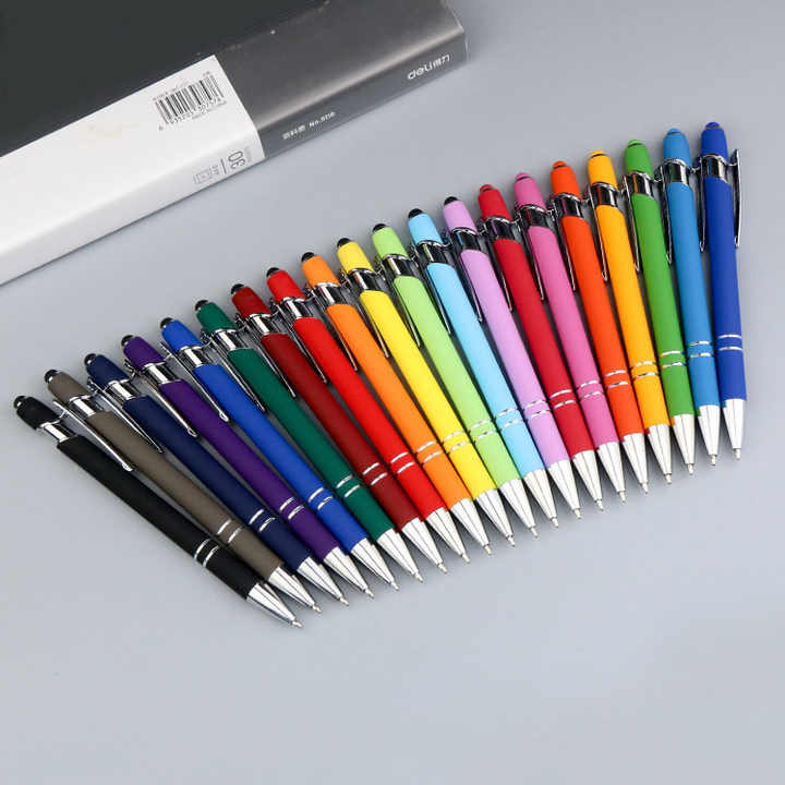 Custom Logo Luxury Ballpoint Metal Ball Pen Promotional with Logo Office Stationery Metal Pens