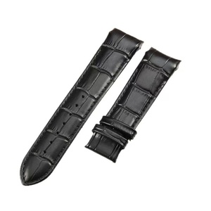 Bracelet de <span class=keywords><strong>montre</strong></span> classique en cuir de vache courbé avec fermoir papillon, adapté au bracelet Tissott 1853 fait à la main T035627/T035617/T035407/T035410A - Product Image 4