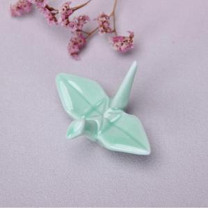 Support à baguettes en céramique et porcelaine, forme <span class=keywords><strong>grue</strong></span> <span class=keywords><strong>origami</strong></span> japonaise, repose-baguettes, porte-stylo, porte-brûleur d'encens, décoration de table pour la maison - Product Image 5