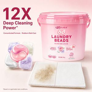 Perlas de Detergente para Ropa UPO Lifestyle, Cápsulas de Gel de Lavado con Fragancia a Oxígeno Altamente Concentrado, 760g para Limpieza del Hogar - Product Image 5