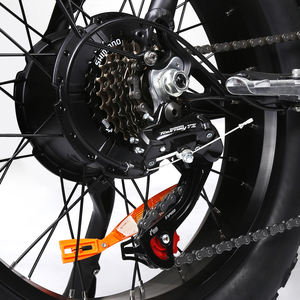 T6 वयस्क इलेक्ट्रिक बाइक 750w 48v 12.5a 25 किमी/घंटा पूर्ण निलंबन फोर्क इलेक्ट्रिक मोटरसाइकिल 20*4.0 - Product Image 4