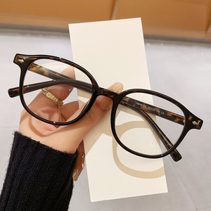 แว่นตา Plano กรอบกลม TR90แสงสีฟ้าใส่ได้ทั้งชายและหญิงกรอบแบบย้อนยุค Y6649 - Product Image 1