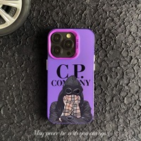 Coque de Téléphone en TPU Ins Personnalisée CP Company Collection Tendance pour iPhone 17 16 15 14 13 12 11 Pro Max Étui IMD Design Pierre