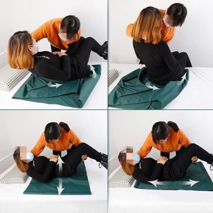 เตียงผ้าสำหรับผู้ป่วยติดเตียงและผู้สูงอายุ วัสดุผ้าฝ้ายลินิน รูปทรงแบน ใช้ทางการแพทย์ ดูแลร่างกายทั้งหมด - Product Image 2