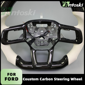 Personalizado 2023-2025 para <span class=keywords><strong>Ford</strong></span> Shelby <span class=keywords><strong>Mustang</strong></span> 7th LED RPM Actualización interior con fibra de carbono personalizada y volante - Product Image 4