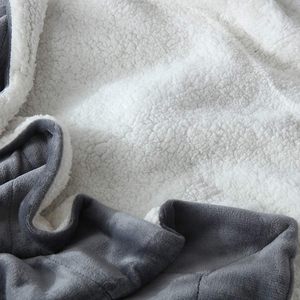 Wholesale High Quality Solid 2 Ply Plain Custom Logo Anti-Pilling Throw <b>Blankets</b> <b>Warm</b> Thick Double Layer Flannel Sherpa Fleece - Product Image 4