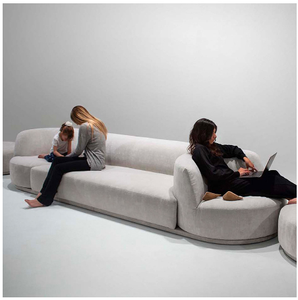 Divano Moderno di Lusso <span class=keywords><strong>in</strong></span> <span class=keywords><strong>Velluto</strong></span> per Soggiorno, Divano Girevole a Parete, Arredamento <span class=keywords><strong>in</strong></span> Tessuto Affidabile - Product Image 2