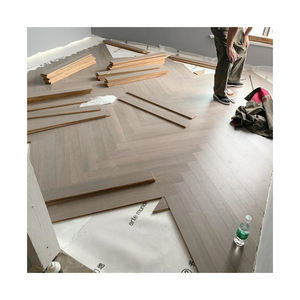 <span class=keywords><strong>Suelo</strong></span> <span class=keywords><strong>Laminado</strong></span> de Diseño Nuevo con Resistencia al Desgaste, Estilo Espiga para Bibliotecas, Roble Francés, Requisitos de Instalación Bajos - Product Image 1