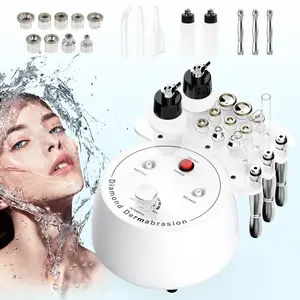 Mychway Limpieza profunda facial Removedor de espinillas Microcorriente Estiramiento facial Máquina de dermoabrasión de diamante