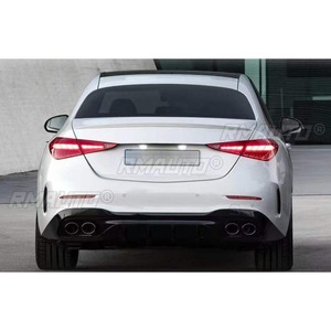 Difusor de Parachoques Trasero para Coche, Alerón, Divisor, Modificación de Salida de Escape Trasera para Mercedes Benz Clase C W206 2021+ Accesorio - Product Image 4