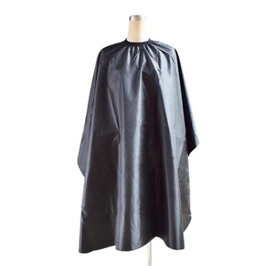Logo personalizzato <span class=keywords><strong>taglio</strong></span> di capelli parrucchiera mantella impermeabile salone barbiere abito acconciatura capelli poliestere all'ingrosso grembiule - Product Image 2