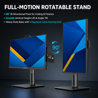 Ultra İnce Hepsi Bir Arada Bilgisayar 24 27 İnç FHD 1920x1080 Dokunmatik Ekran Intel Core I3 I5 I7 DDR4 SSD Bluetooth WiFi Ev ve Ofis İçin