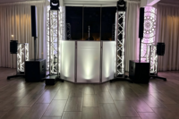 Soporte Vertical Portátil de Aluminio F34 para Iluminación DJ Americana, Resistente y Modular, para Clubes, Bodas, Conciertos, Eventos y Espectáculos