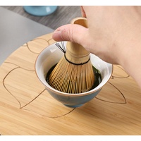 Fouet à Matcha Chasen en Bambou Bio Fait Main, Vente en Gros Promotionnelle, Fouet à Matcha Robuste en Bambou