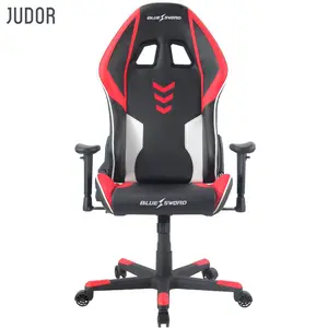 Judor kursi Gaming Led kulit, furnitur kantor balap lampu komputer PC dapat disesuaikan rgb