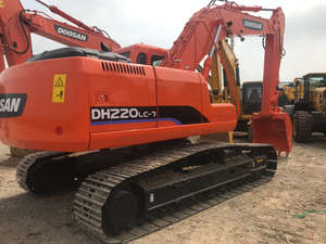 Excavadora de Ruedas Doosan DH220-7 Usada a Buen Precio, con Motor, Caja de Cambios, Bomba de Engranajes y Rodamientos Hidráulicos - Product Image 2