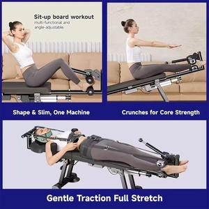 Máquina Multifuncional de Pilates <span class=keywords><strong>para</strong></span> Moldear y Estirar, Banco <span class=keywords><strong>El</strong></span>éctrico Ajustable <span class=keywords><strong>para</strong></span> Estirar la Columna Vertebral, Entrenador Cervical y Lumbar - Product Image 5