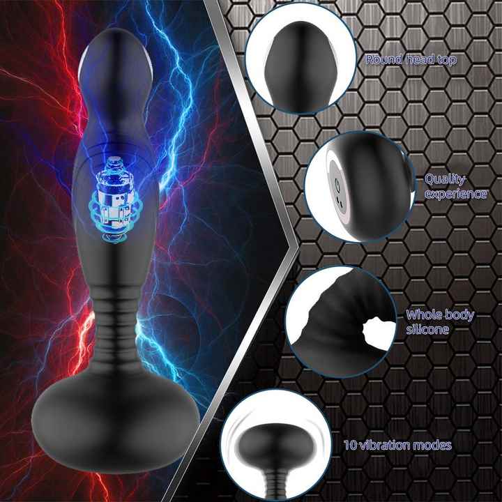 Hot Remote Control Anal Plug Vibrator Prostate Massager Gay Men Toys Silicone Anal Plugs Feminine Erotic Products