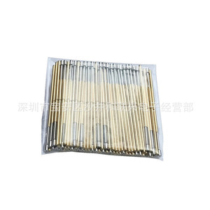 Sonda de prueba de metal con punta cóncava Pl75 A2, cabeza de copa, pasador de resorte de 1.3mm y longitud total de 33mm - Product Image 1