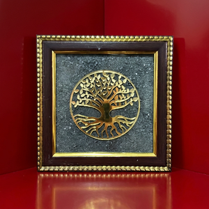Cadre Arbre de Vie en Pyrite Premium en Gros, Fait Main, Décoration Murale en Pierre Précieuse, Artisanat, Cadeau - Product Image 1