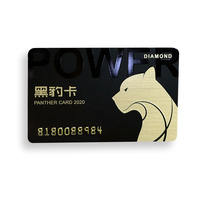 Smart One Personalisierte Goldgeprägte PVC-Plastik-Mitgliedskarte Offsetgedruckt mit QR-Code Heißprägung Oberflächenveredelung