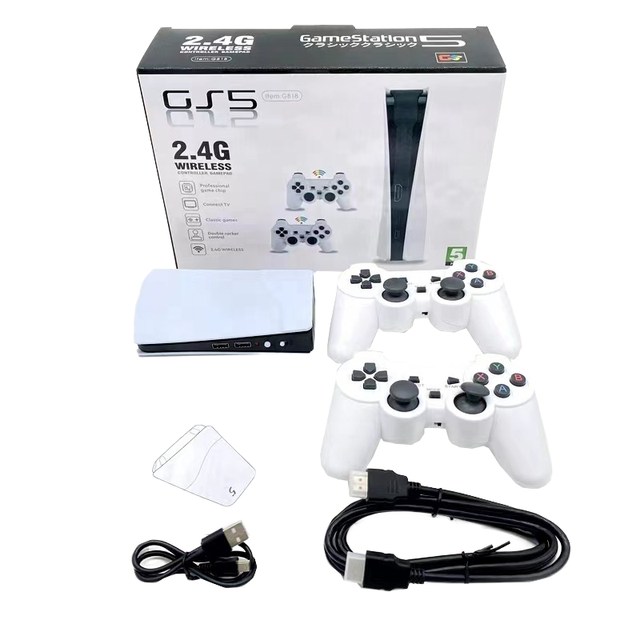 GS5-620A Retro Game Console Wireless 2.4GHz for TV Game Console 8-Bit Universal with 30,001-40,000 Games US Plug Cross-Border
