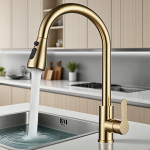 Современный кухонный смеситель из нержавеющей стали - Product Image 2